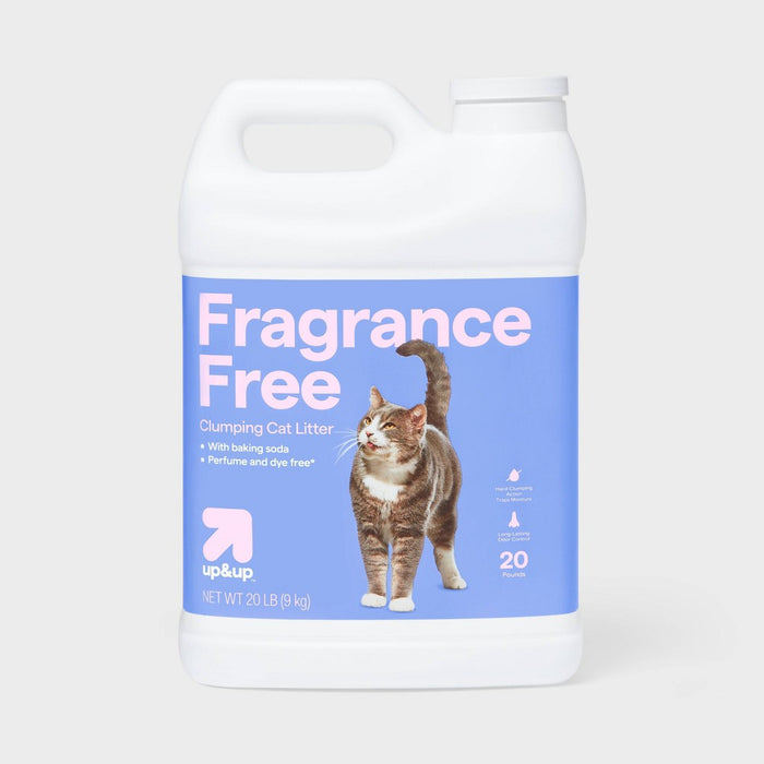 Fragrance Free Scoopable Clumping Cat Litter - 20lbs - up & up (LOCAL PICKUP ONLY)