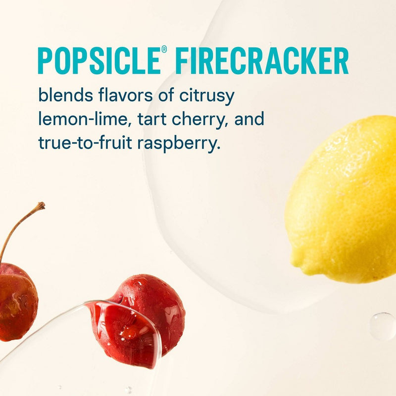 Liquid I.V. Hydration Multiplier Vegan Powder Electrolyte Supplements - Popsicle Firecracker - 0.56oz/10ct