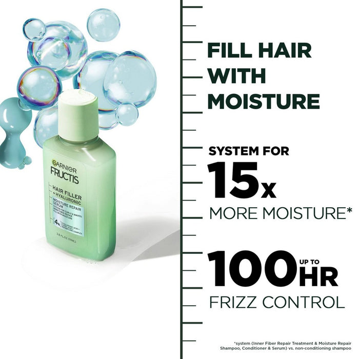 Garnier Fructis Hair Filler Moisture Repair Hair Serum for Curly Hair - 3.75 fl oz