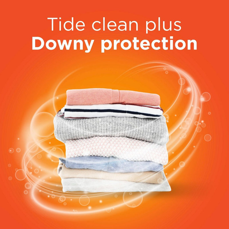 Tide Plus Downy April Fresh HE Compatible Liquid Laundry Detergent Soap - 84 fl oz