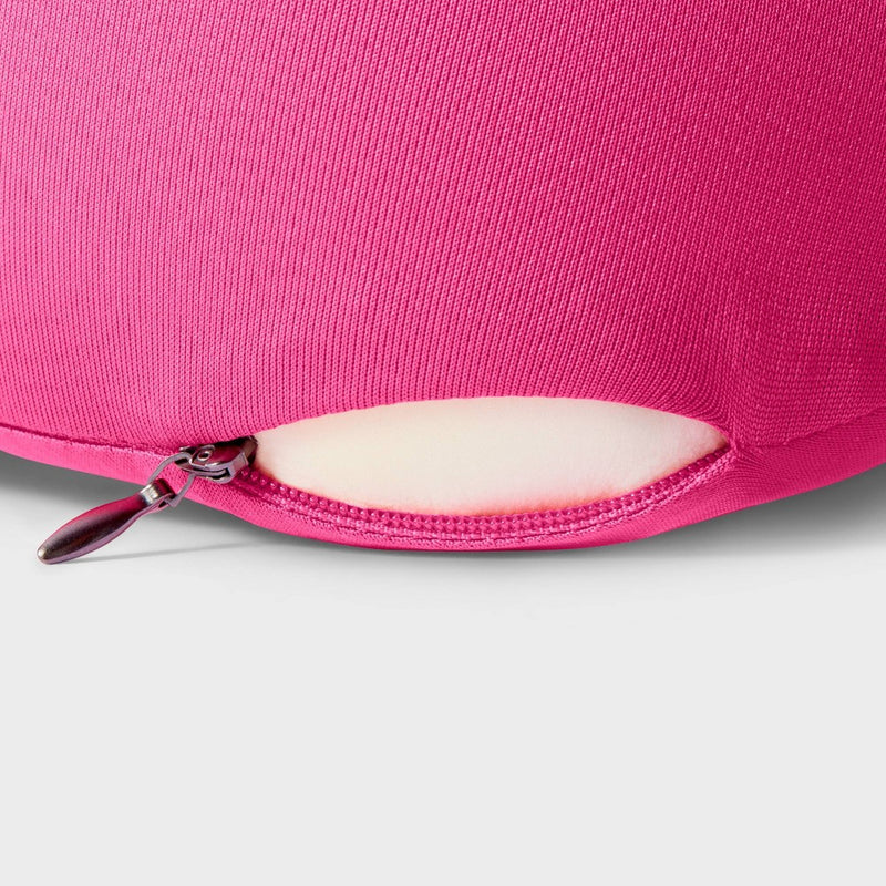 2pc Neck Pillow & Sleep Mask Set Fuchsia - Open Story?