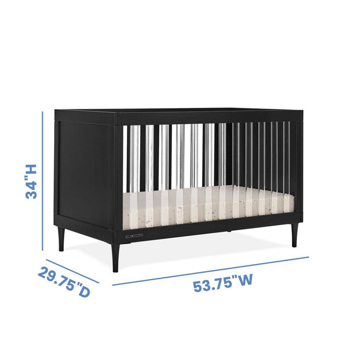 Delta Children Bowie 4-in-1 Convertible Crib - Greenguard Gold Certified - Black (LOCAL PICKUP ONLY)