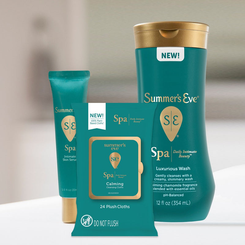 Summer's Eve Spa Calm Feminine Cleansing Cloth - 24ct