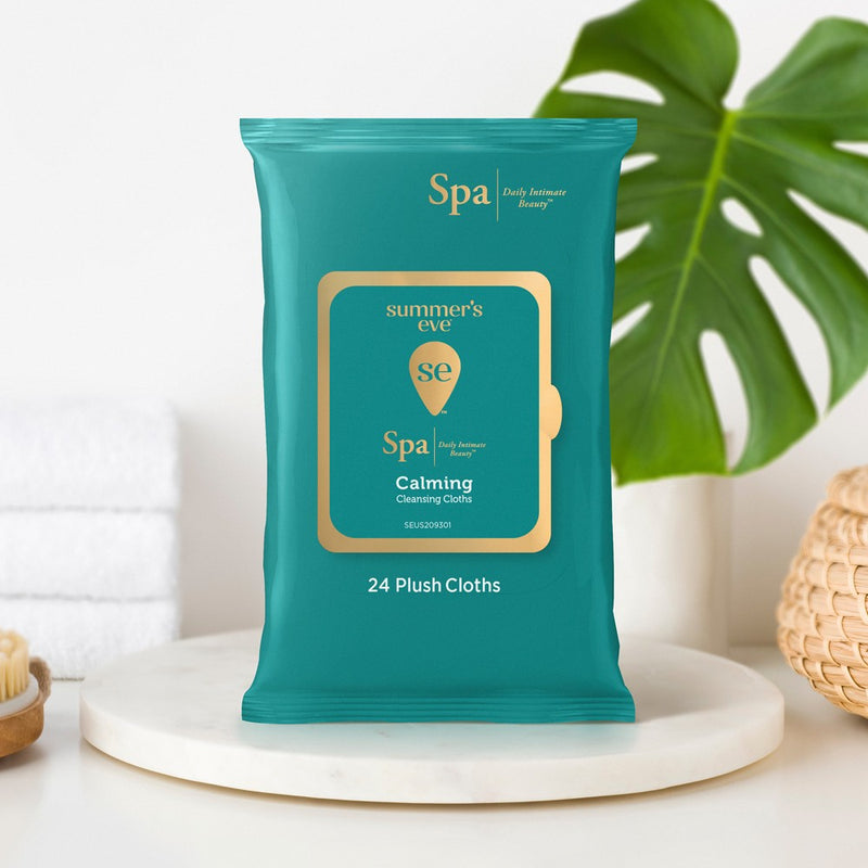 Summer's Eve Spa Calm Feminine Cleansing Cloth - 24ct
