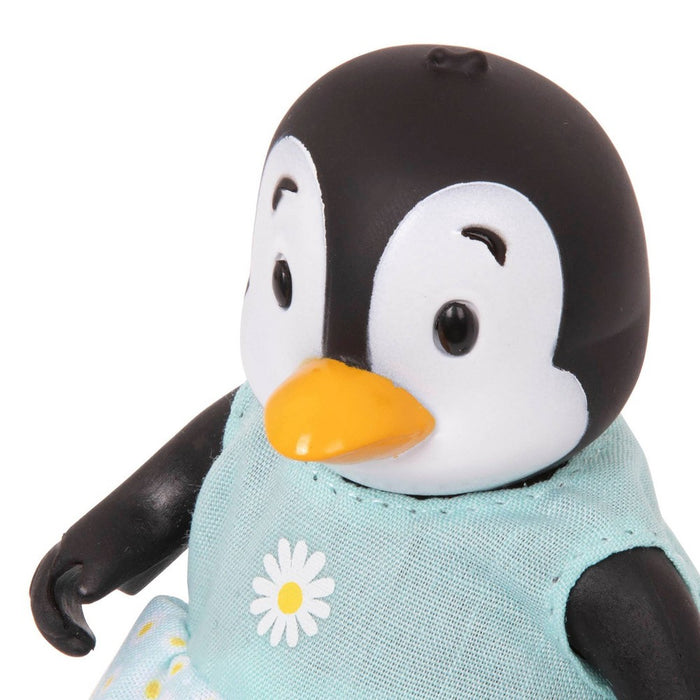 Li'l Woodzeez Miniature Animal Figurine Set - The Toddlewaddle Penguin Family