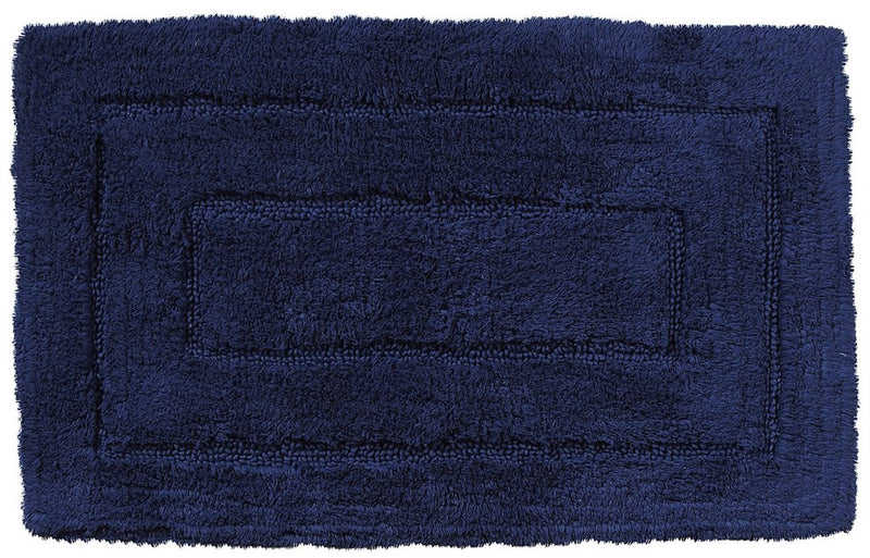 Kassatex Kassa Design Bath Rug, 20 By 32-Inch, Navy
