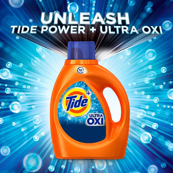 Tide Plus Ultra Oxi HE Compatible Liquid Laundry Detergent Soap - 132 fl oz