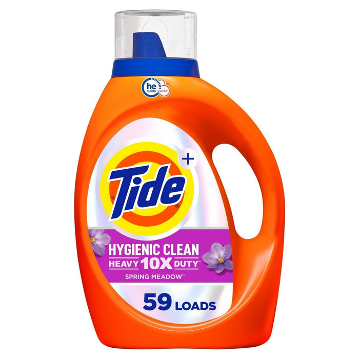 Tide Spring Meadow Hygienic Clean High Efficiency Heavy Duty Laundry Detergent Liquid Soap - 84 fl oz