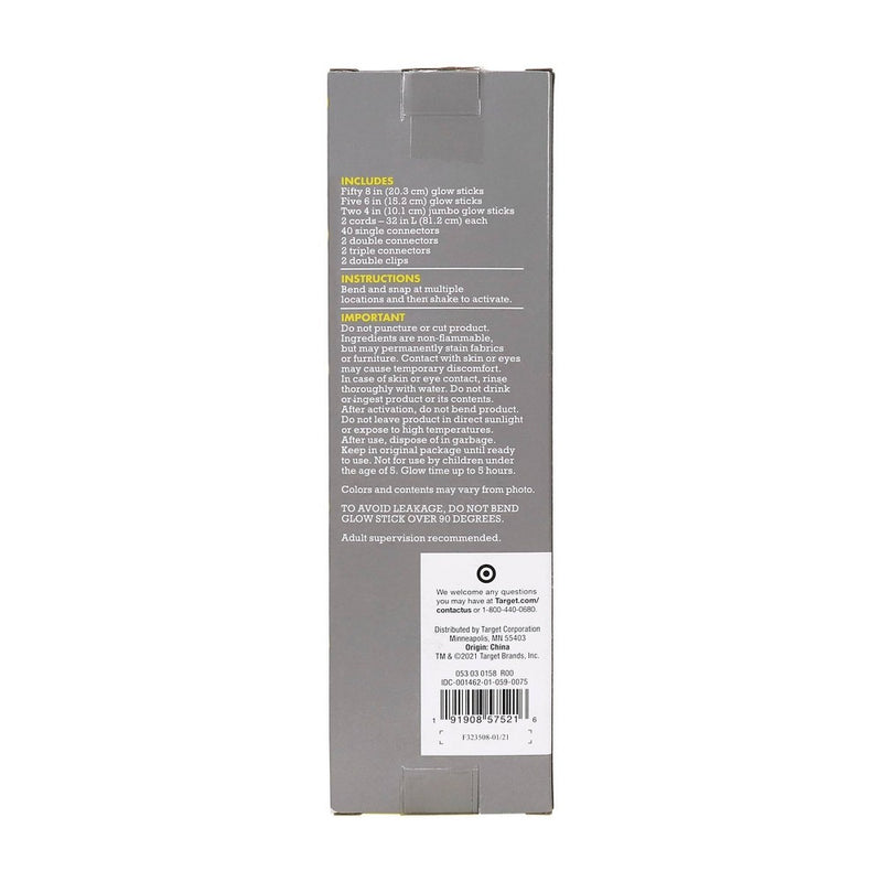 100ct Party Favor Glow Sticks' Pack - Spritz