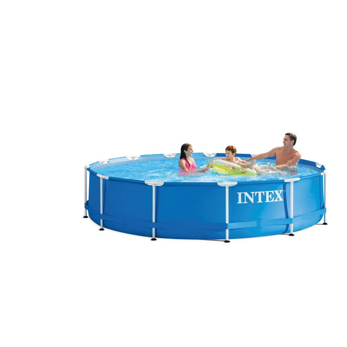 Intex 13' x 33" Metal Frame Above Ground Pool with Filter Pump (LOCAL PICKUP ONLY)