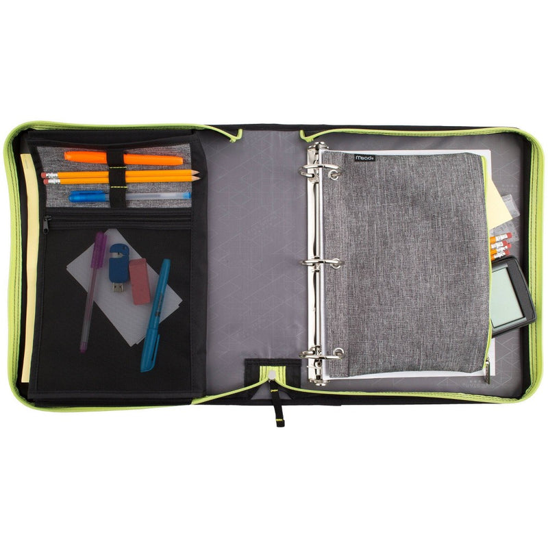 Five Star 605 Sheet 2" Ring Zipper Binder Yellow