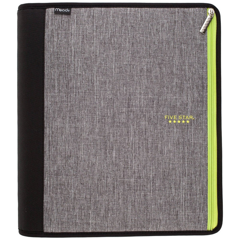 Five Star 605 Sheet 2" Ring Zipper Binder Yellow