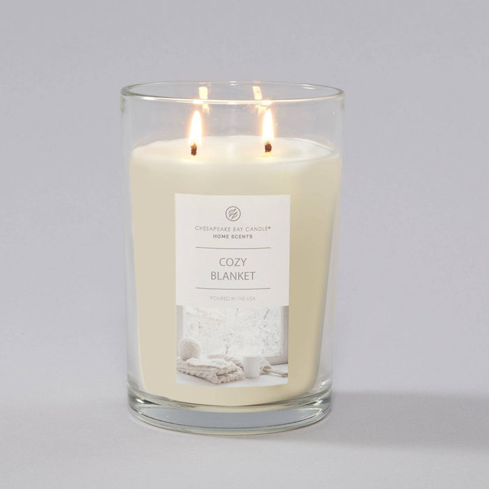 2-Wick 19oz Jar Candle Cozy Blanket Home Scents - Chesapeake Bay Candle (LOCAL PICKUP ONLY)