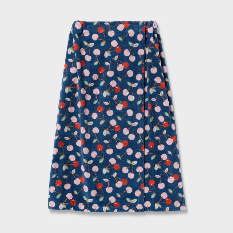 Bath Body Wrap Cherries Navy - Room Essentials