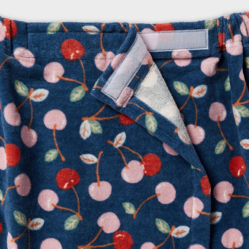 Bath Body Wrap Cherries Navy - Room Essentials