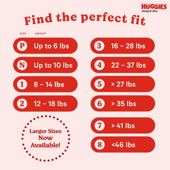 Huggies Snug & Dry Baby Disposable Diapers Huge Pack - Size 4 - 128ct