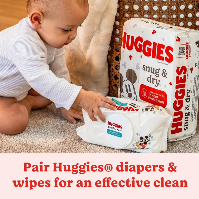 Huggies Snug & Dry Baby Disposable Diapers Huge Pack - Size 4 - 128ct