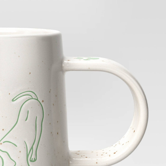 16oz Stoneware I Woof You Mug White - Room Essentials