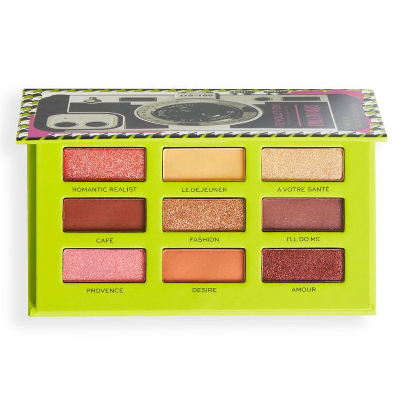 Makeup Revolution Emily In Paris Camera Queen Palette - 0.18oz