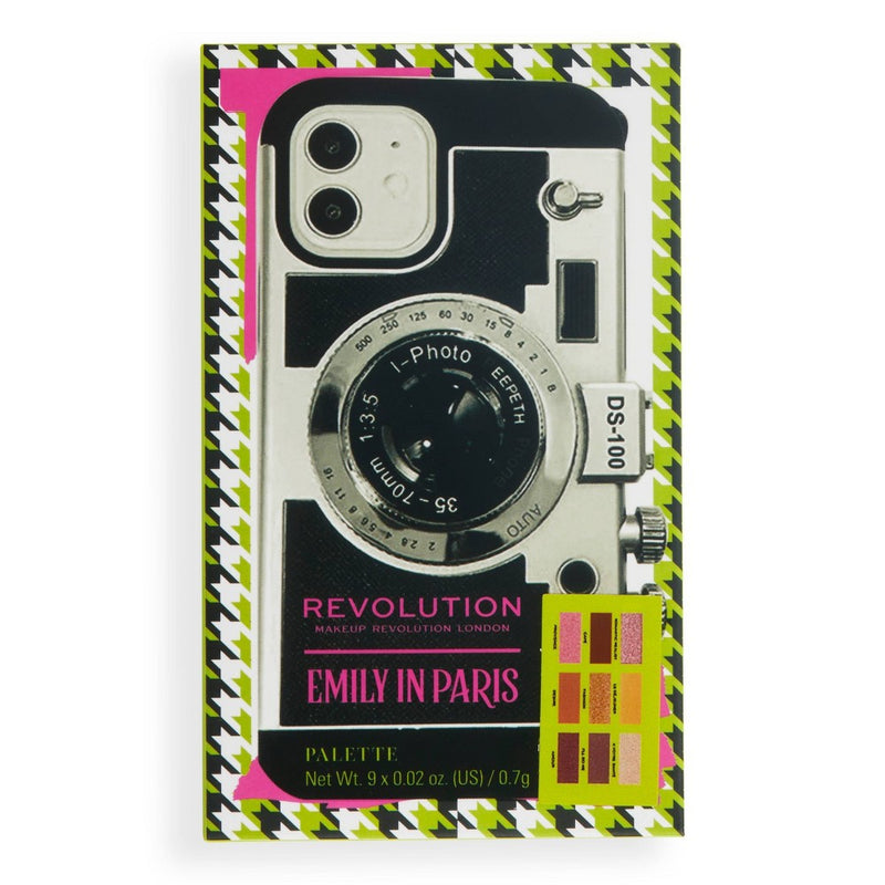 Makeup Revolution Emily In Paris Camera Queen Palette - 0.18oz