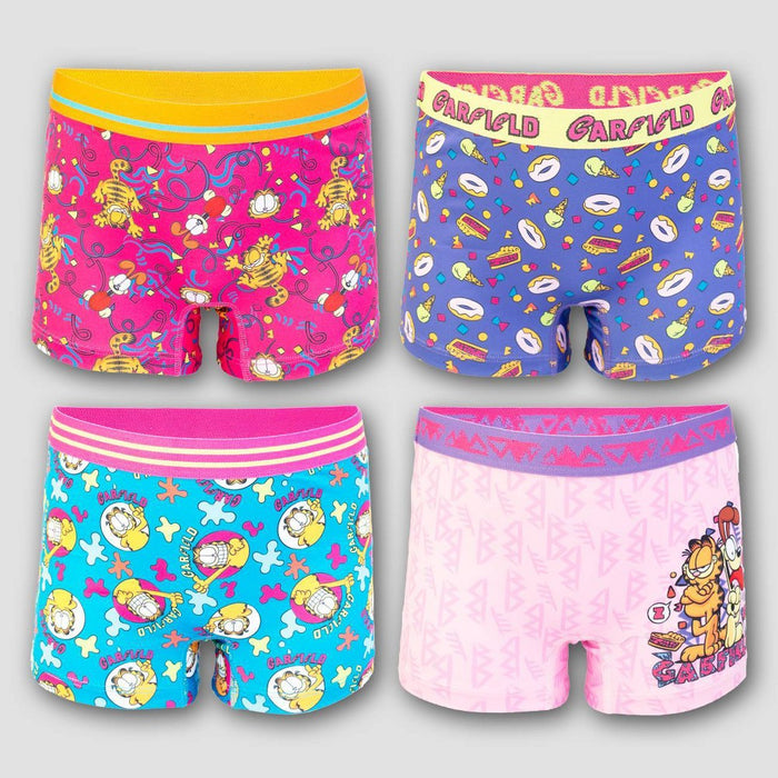 Girls' Garfield 4pk Underwear - 8
