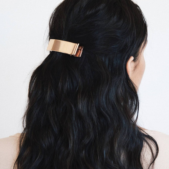 Kristin Ess The Rose Gold Bar Clip for Hair
