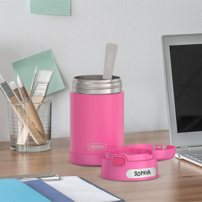 Thermos Kids' 16oz FUNtainer Stainless Steel Food Jar - Hot Pink