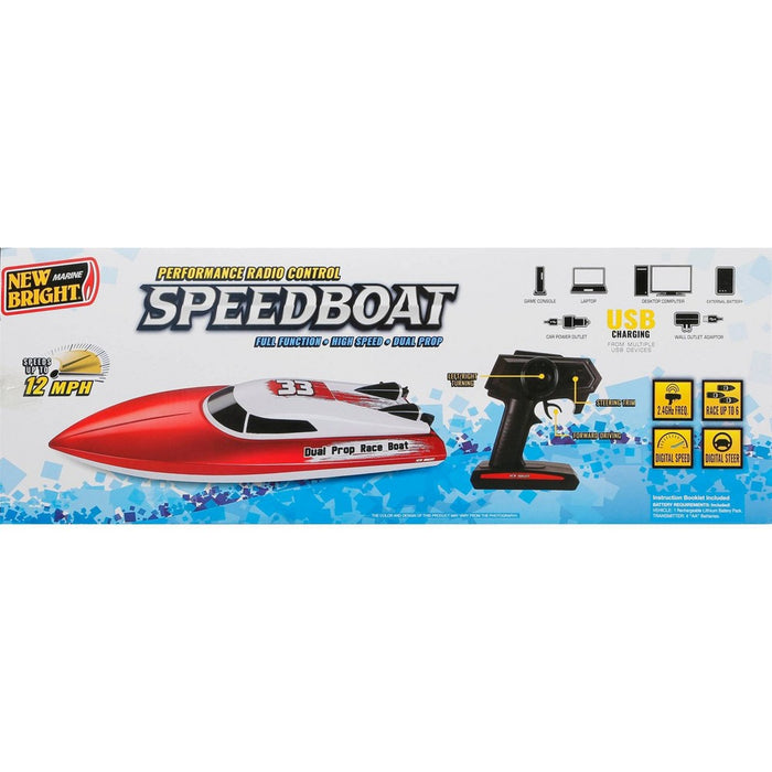 New Bright RC 20" Dual Propeller Speed Boat