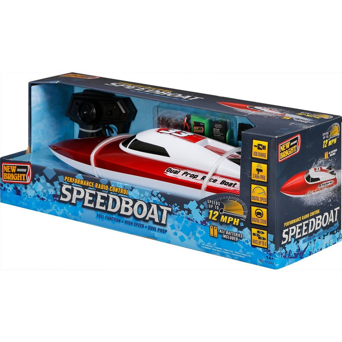 New Bright RC 20" Dual Propeller Speed Boat