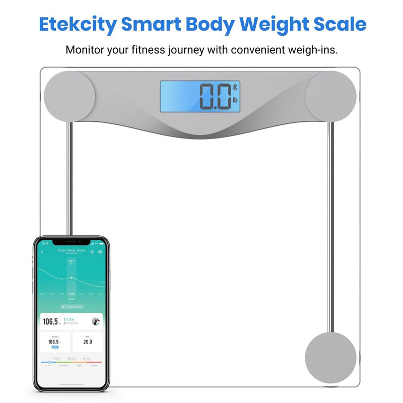 Smart Glass Body Weight Scale with Digital Display - Etekcity