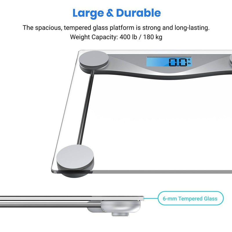 Smart Glass Body Weight Scale with Digital Display - Etekcity