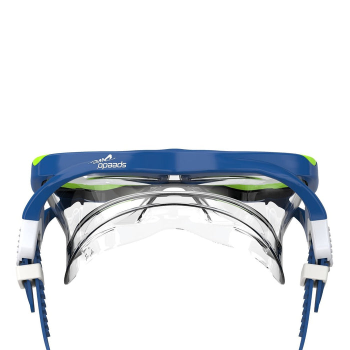Speedo Junior Reefscout Mask and Snorkel Set - Blue/Green