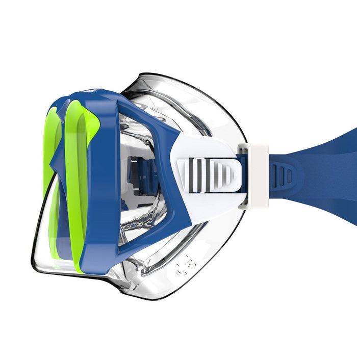 Speedo Junior Reefscout Mask and Snorkel Set - Blue/Green