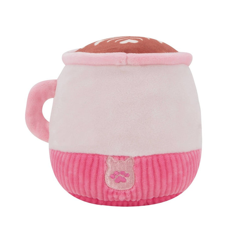 Squishmallows 3.5" Emery The Latte Squeaky Plush Dog Toy