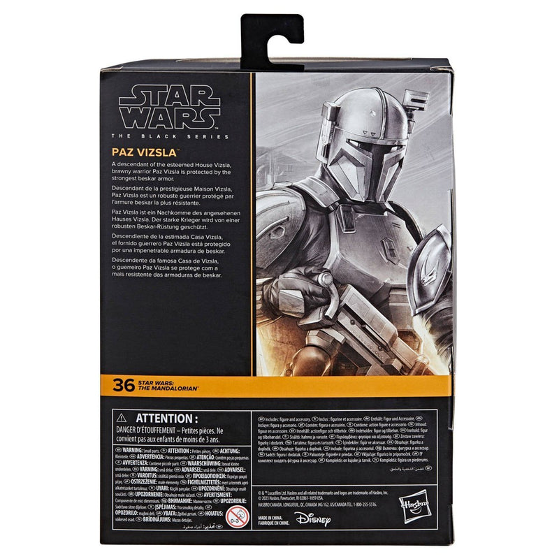 Star Wars: The Mandalorian Paz Vizsla Black Series Action Figure