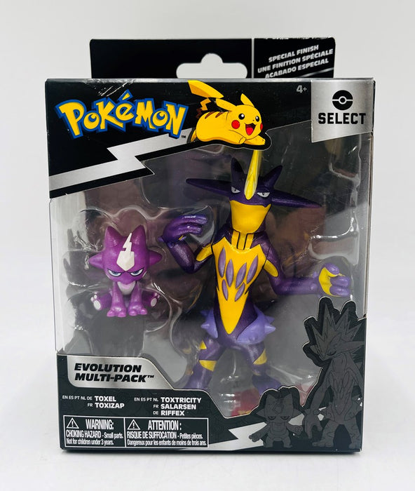 Pokemon Select Evolution Toxel and Toxtricity Action Figure Set - 2pk