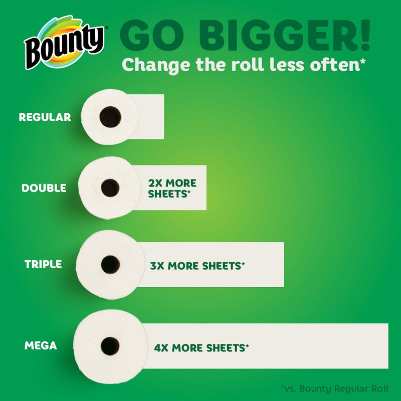 Bounty Select-A-Size Paper Towels - 2 Mega Rolls