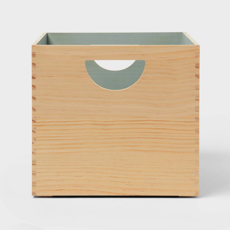 Large Stackable Kids' Wood Bin - Pillowfort