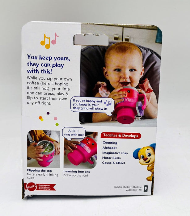 Fisher-Price Laugh & Learn Wake up & Learn Coffee Mug - Pink SEE DETAILS