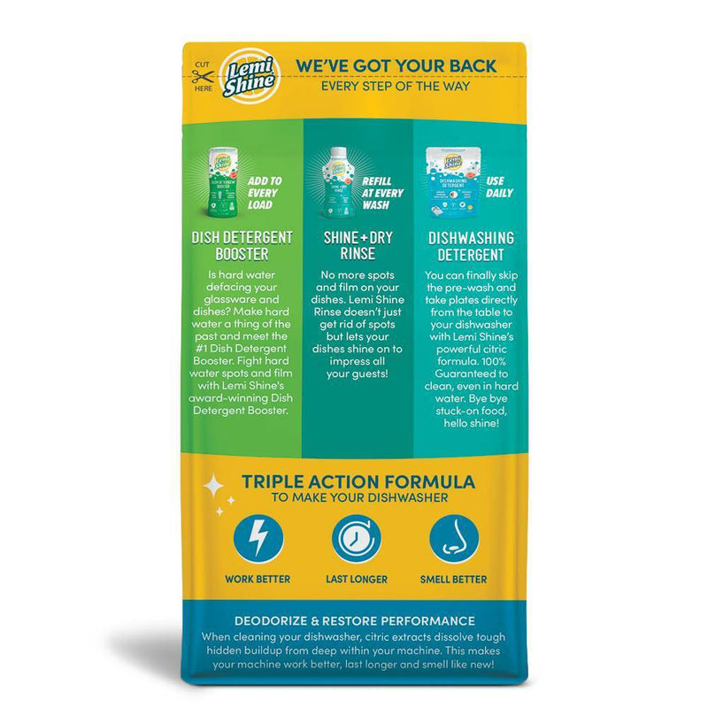 Lemi Shine Dishwasher Cleaner - 2ct