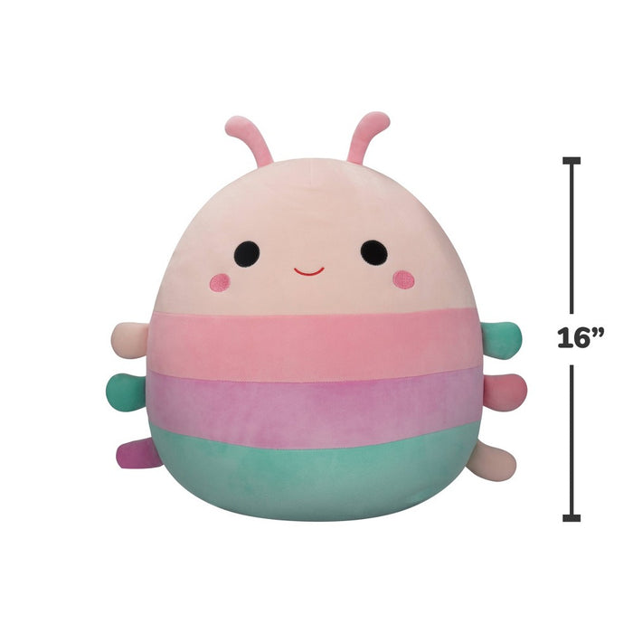 Squishmallows 16" Light Peach Caterpillar Large Plush