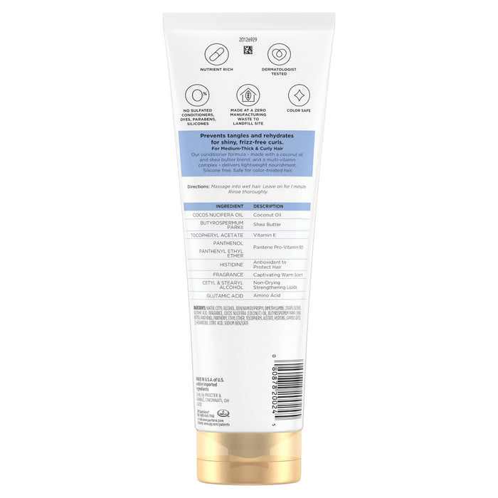 Pantene Pro-V Miracles Curl Defining Coconut + Shea Conditioner - 10.9 fl oz