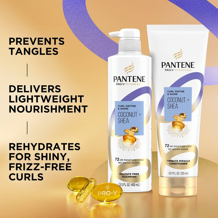 Pantene Pro-V Miracles Curl Defining Coconut + Shea Conditioner - 10.9 fl oz