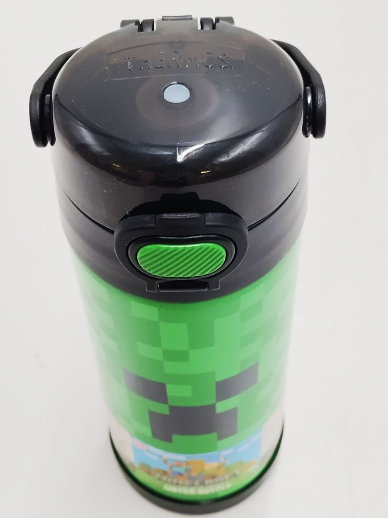 Thermos 16oz Minecraft FUNtainer Water Bottle with Bail Handle Stainless Steel