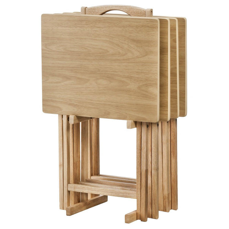 SINGLE  PIECE Peakform  TV Tray Set Wood Natural (LOCAL PICKUP ONLY)