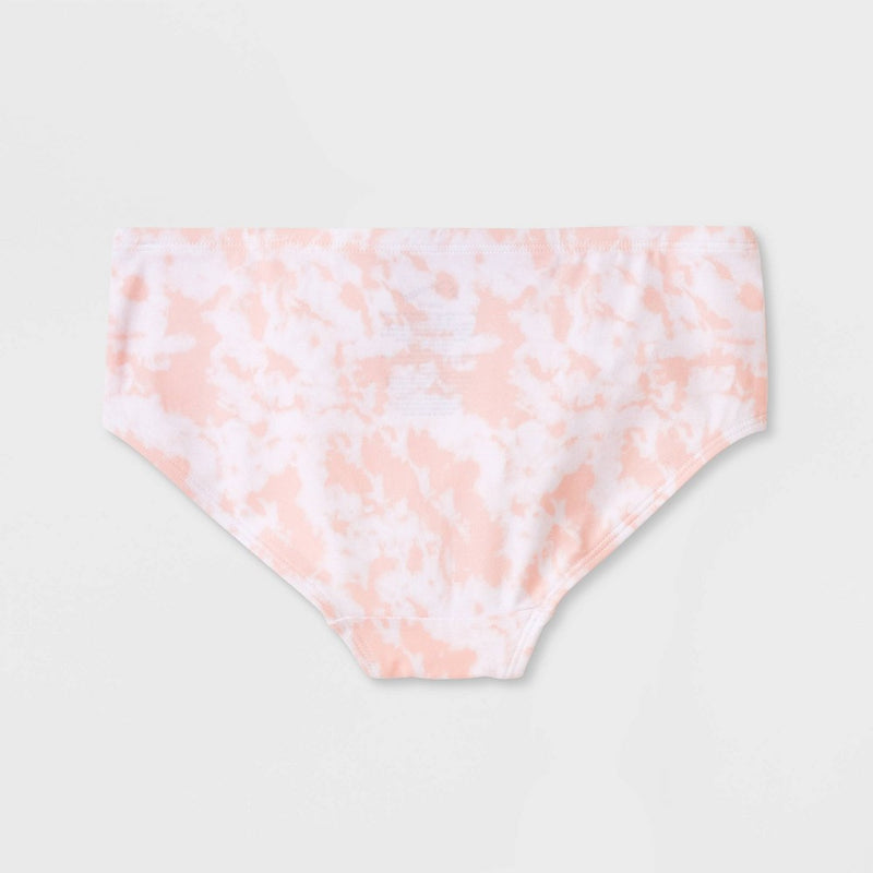 Girls' 5pk Butterfly Microfiber Hipster - art class Assorted Pinks L