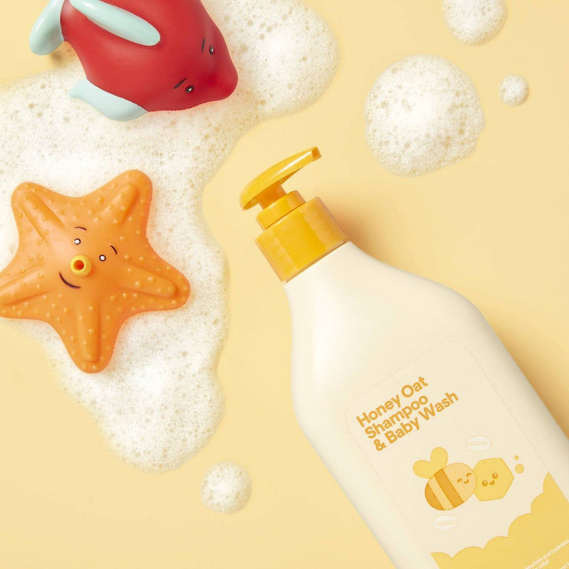 Baby Bath Wash and Shampoo - Honey Oat - 20 fl oz - up & up