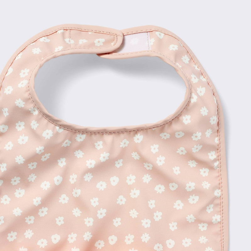 Water Resistant Bibs - 3pk - Floral/Checkerboard - Cloud Island