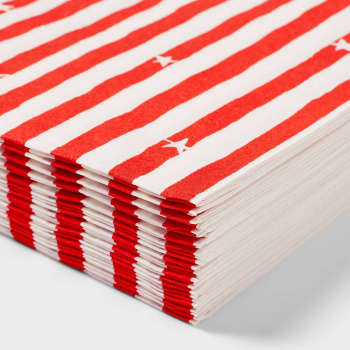 30ct Lunch Napkins Stars and Stripes - Sun Squad