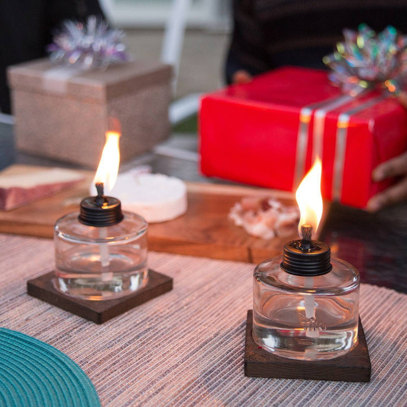 TIKI Mixed Material Tabletop Torch